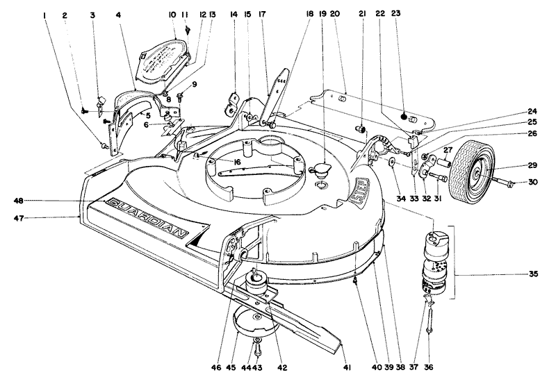 Housing Assembly Model No 20571
