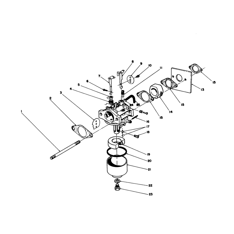 Carburetor Assembly Model No 47pm1-1