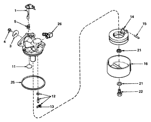 Carburetor No 631784