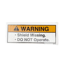 Ariens 00160169 Deck Warning Decal (white background)