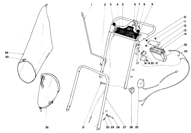 Handle Assembly Model No 21172
