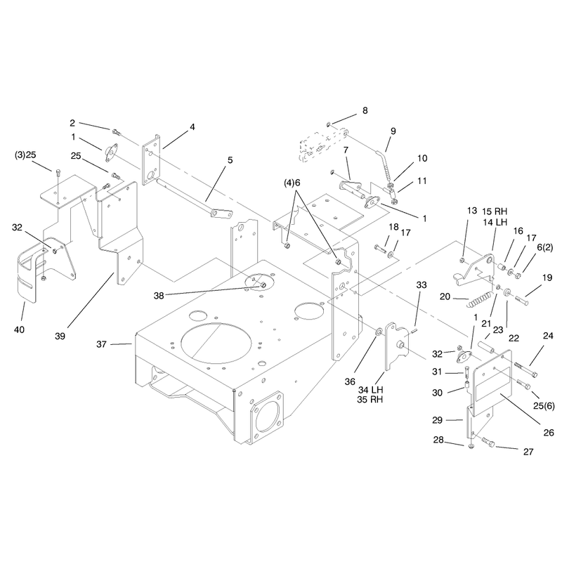 Pivot and Linkage Assembly