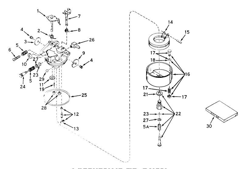 Carburetor No 631581 use On Model 18400