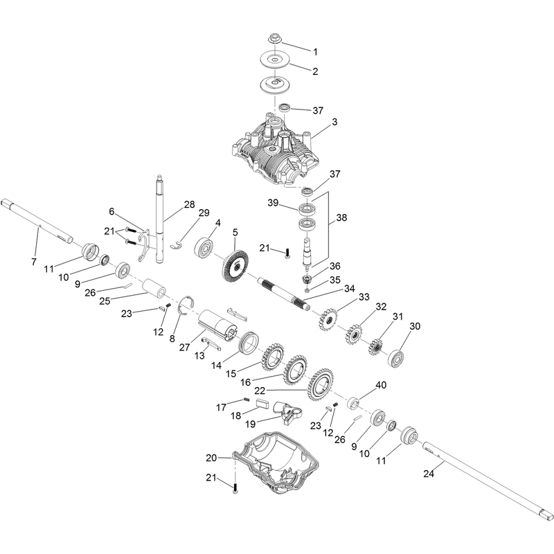 Transmission Assembly No 131-5350