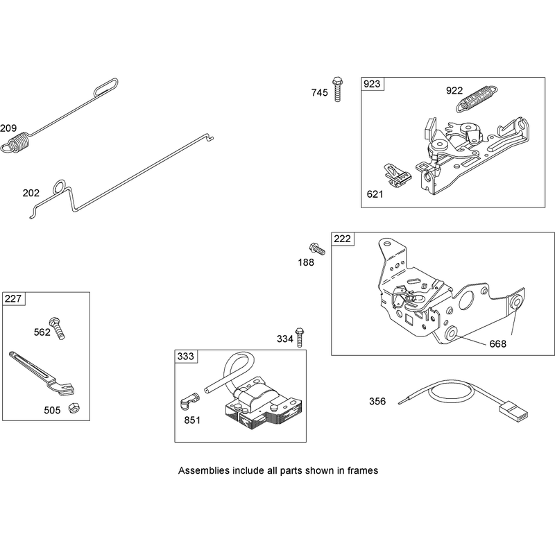 Governor Assembly Briggs and Stratton 126T02-0206-B1