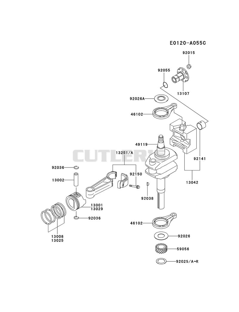 PISTON/CRANKSHAFT