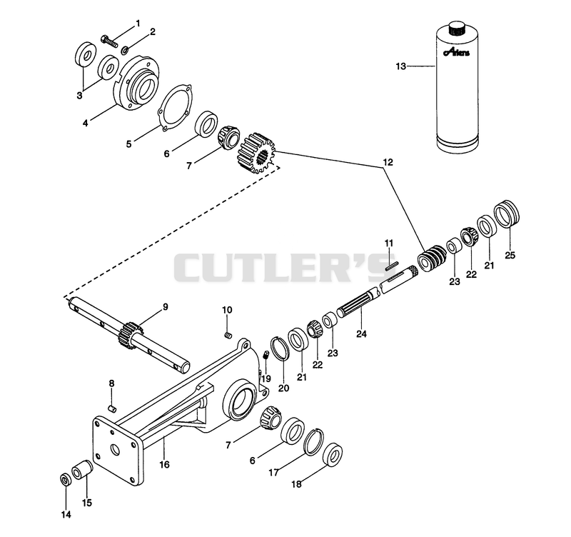 Tiller Gearcase