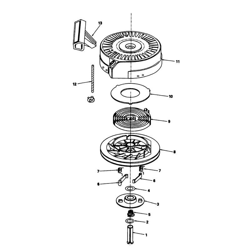 Rewind Starter N0-590621