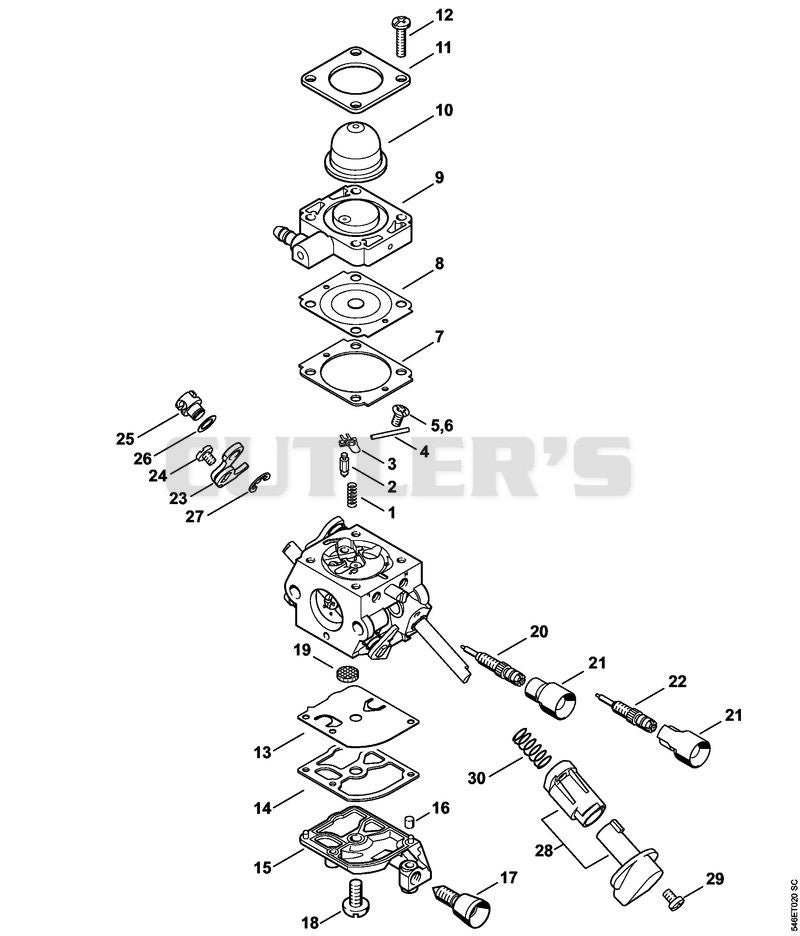 Carburetor C1M-S208, C1M-S146 California