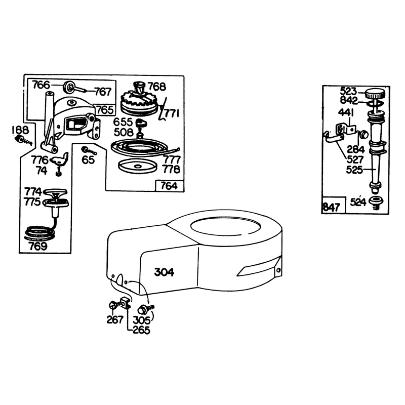 Starter and Shroud Assembly Model 92908-1956-01 Starter and Shroud Assembly Model 93508-0192-01