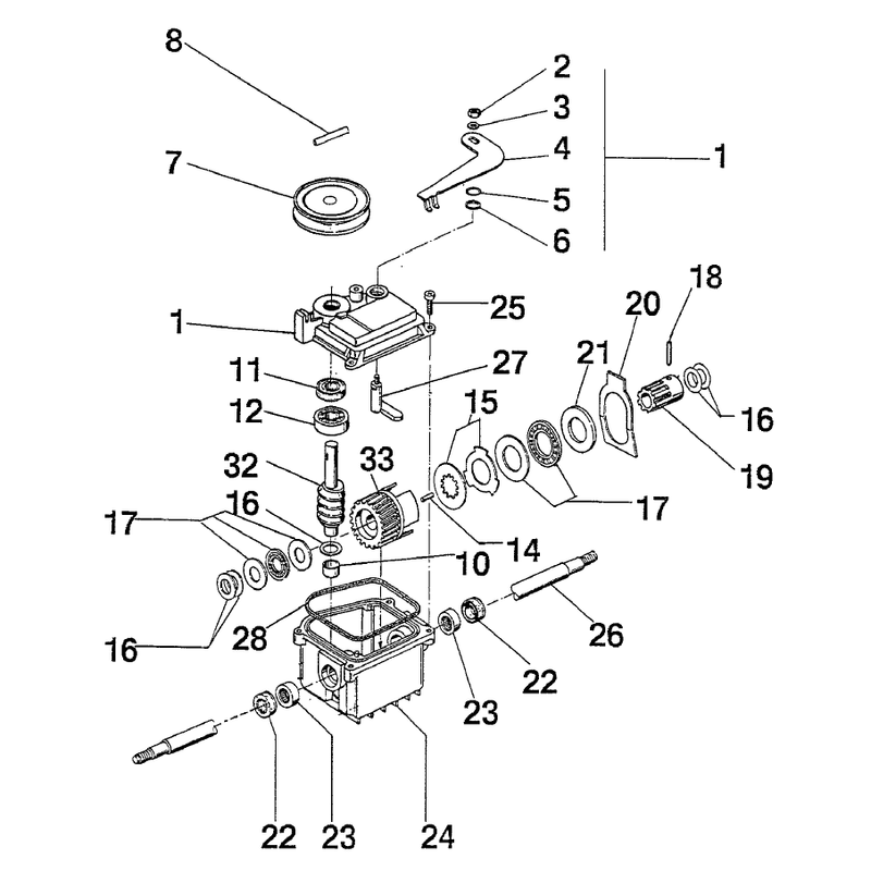 Gear Case Assembly 93-4073