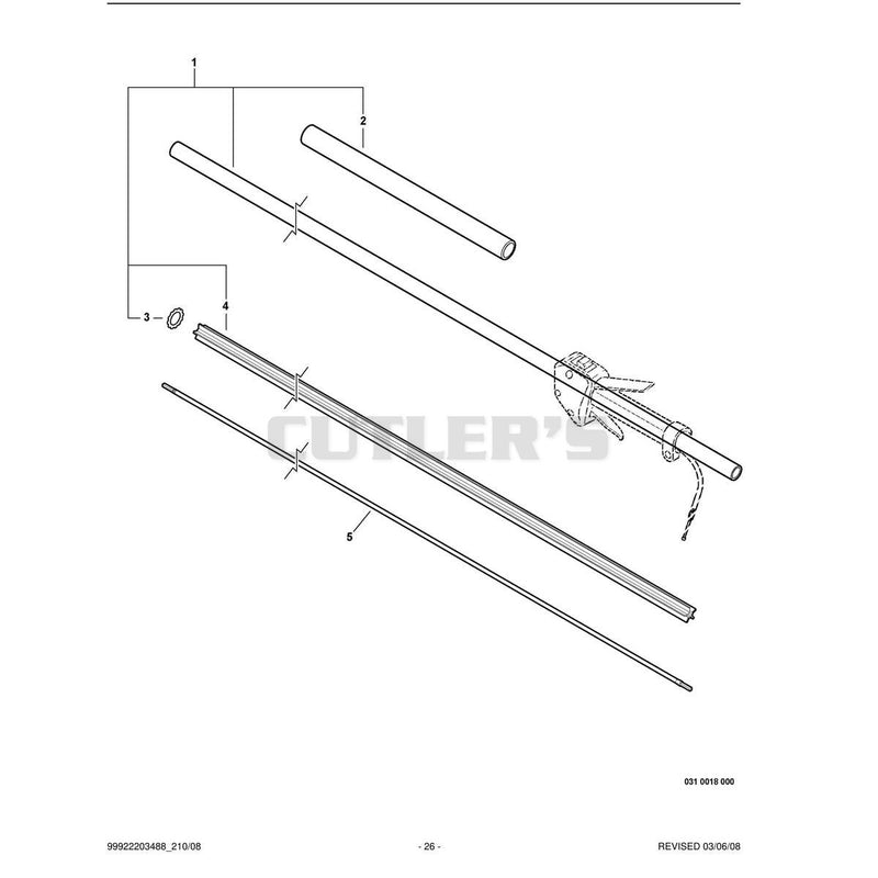 Main Pipe Assembly, Driveshaft