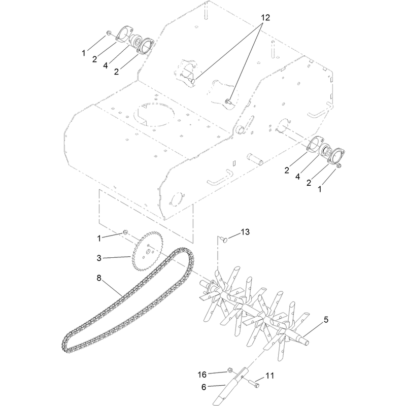 Tine Wheel Assembly