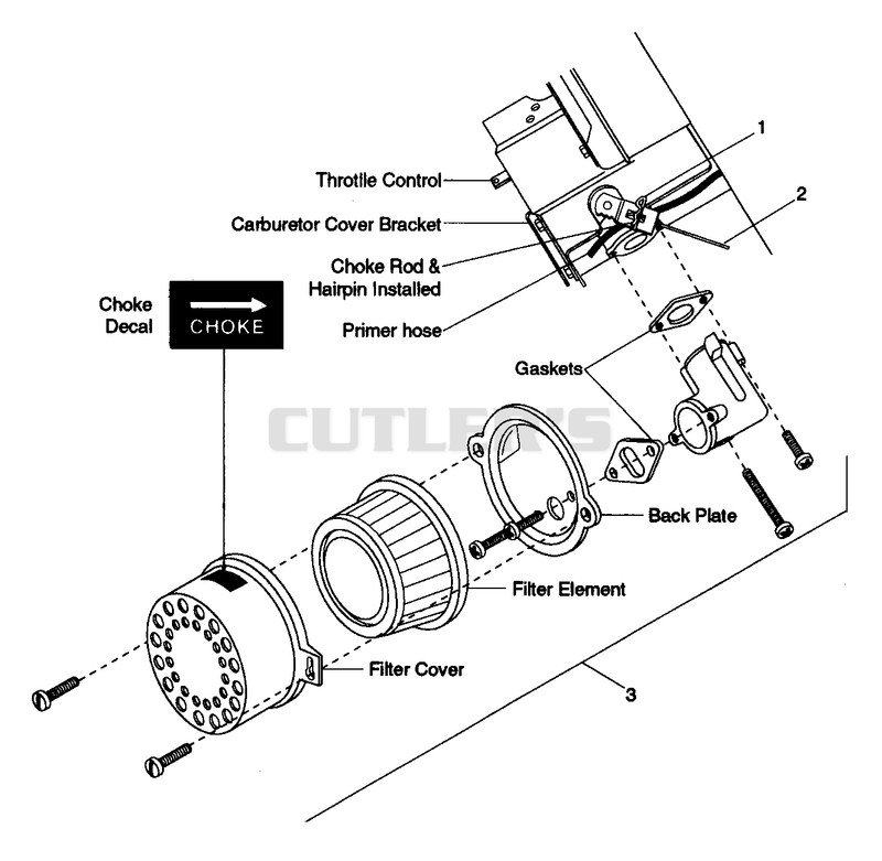 Air Cleaner, (Tecumseh Model 24005)