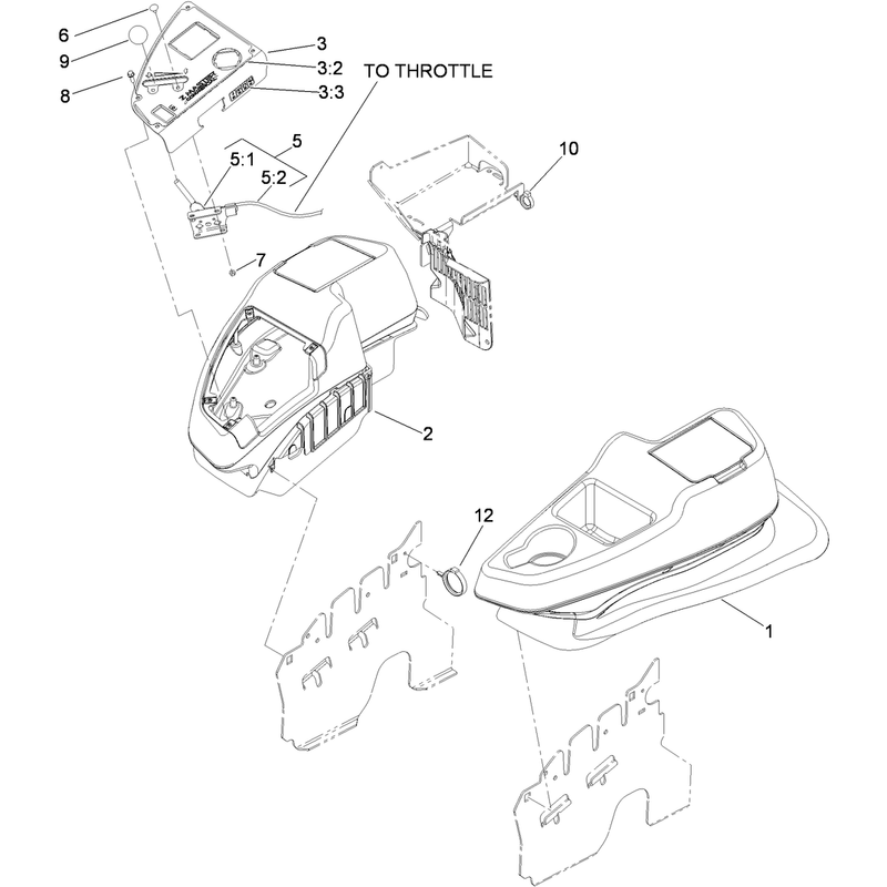 Fender, Console and Control Assembly