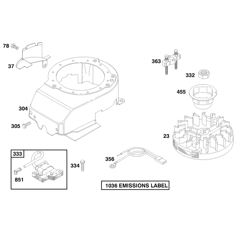 Engine Briggs and Stratton Model 12u802-1740-E1