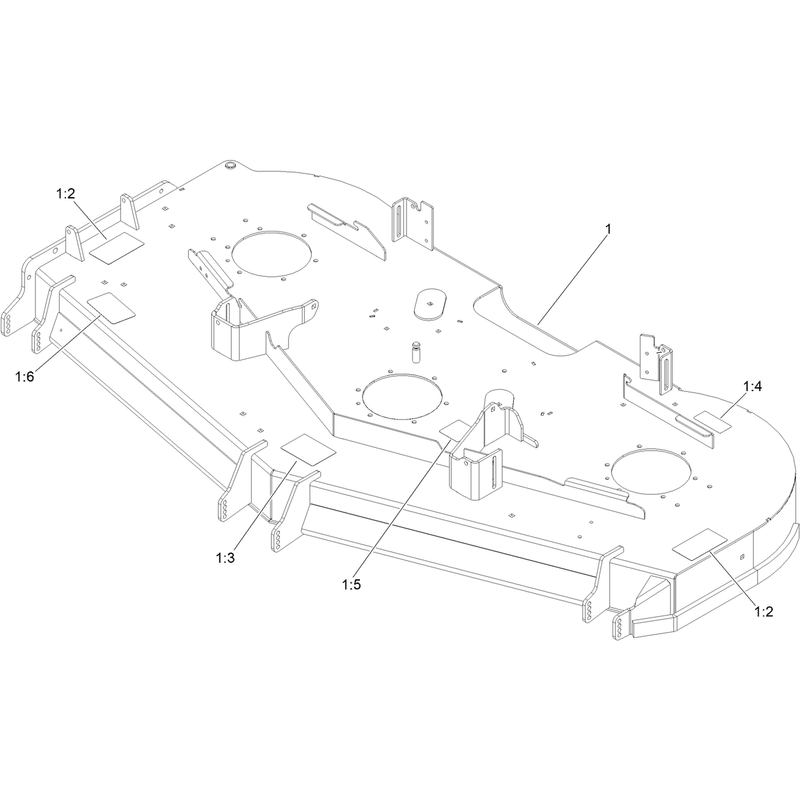 Deck Decal Assembly No 163-4183SP