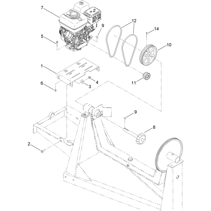 Engine and Drive Assembly
