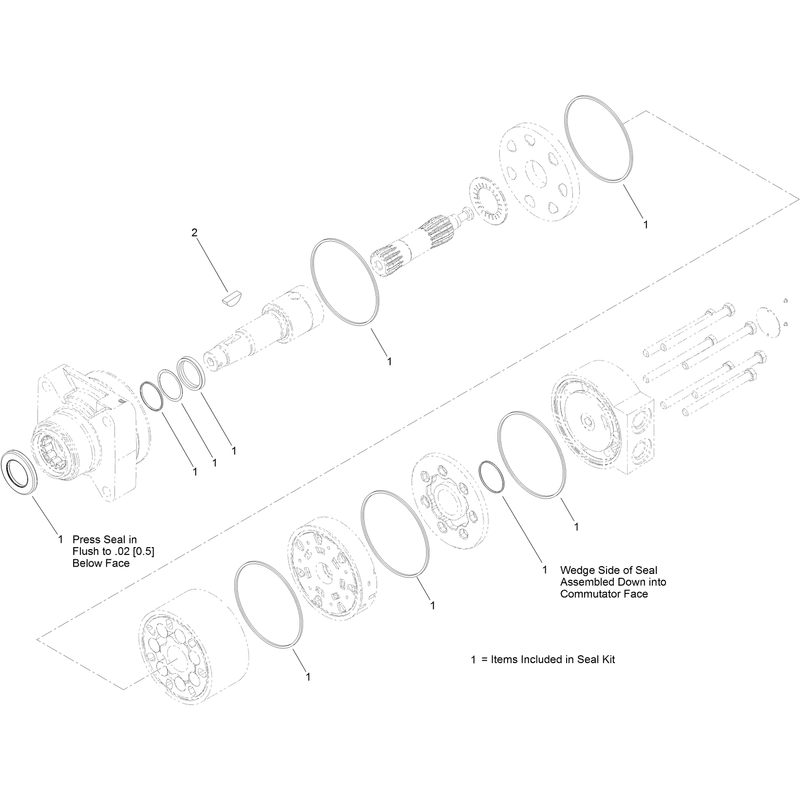 Hydraulic Motor Assembly No 138-0761