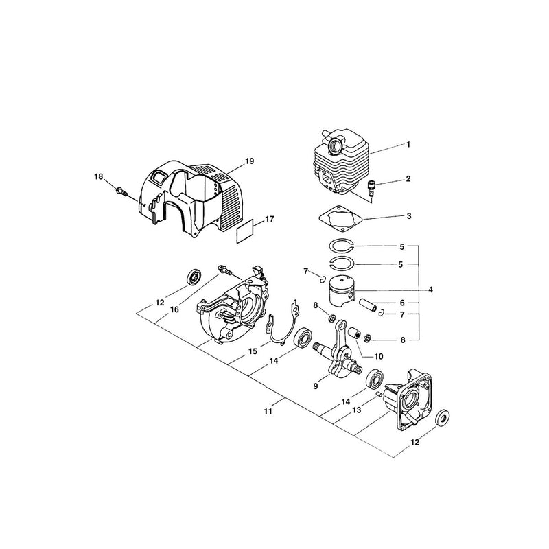 ENGINE, EXTERNAL/INTERNAL, CRANKCASE, COVER