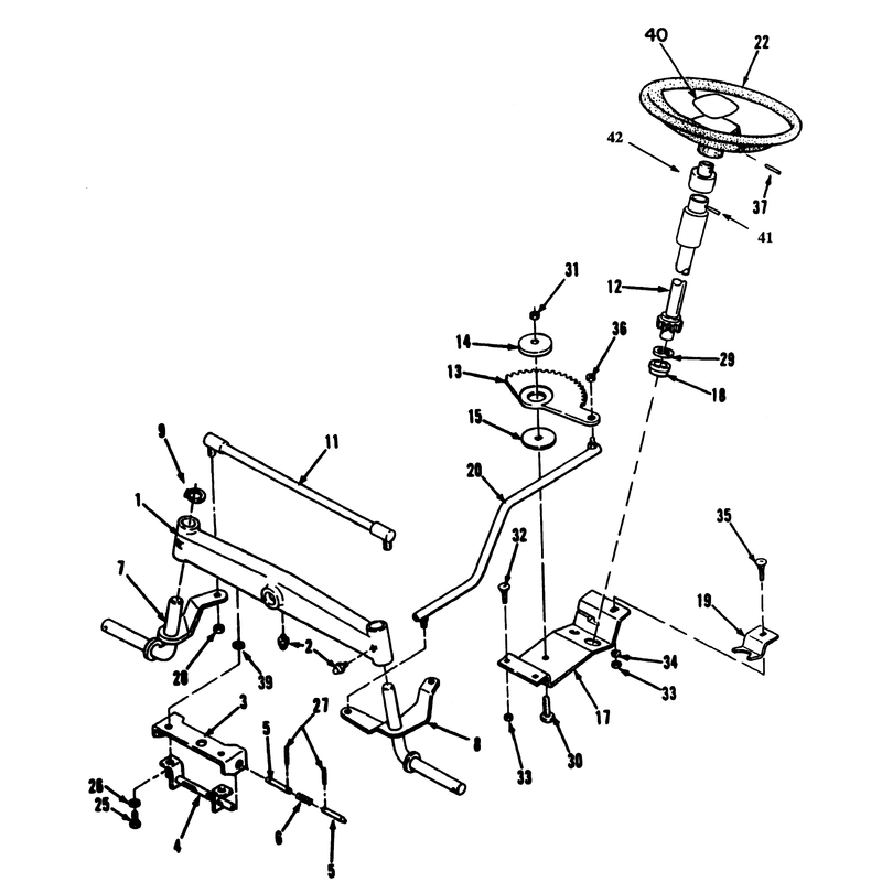 Front Axle & Steering Assembly