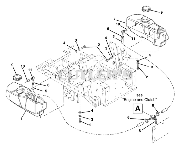 Gas-Fuel Tanks And Hoses