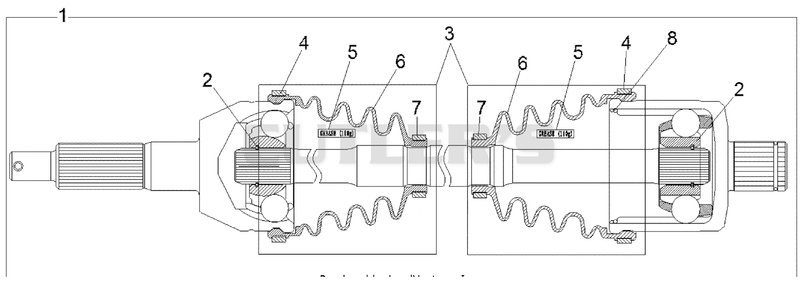 Rear Half Shaft
