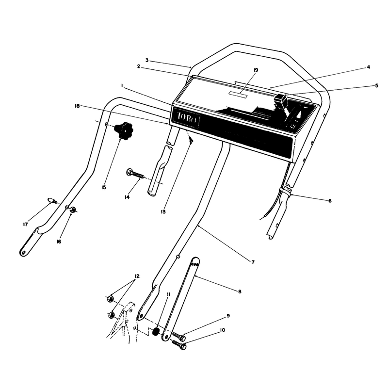 Control Panel Handle Assembly