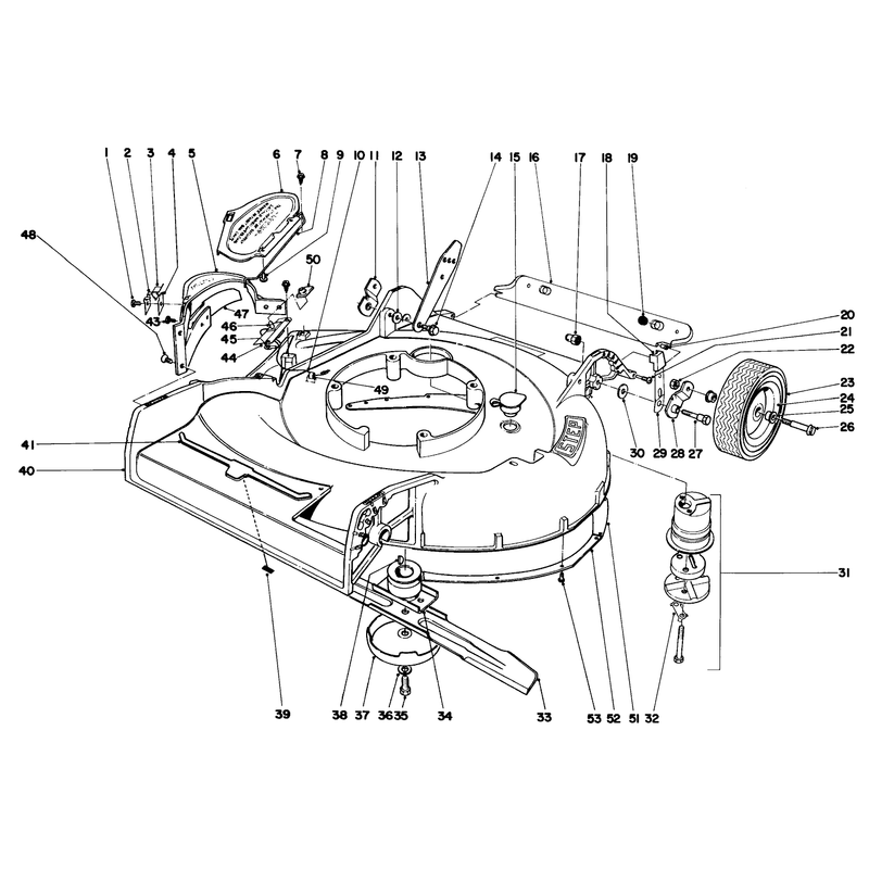 Housing Assembly Model No 20571