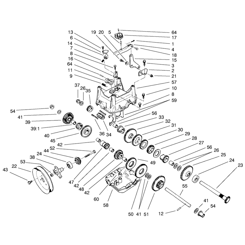 Transmission Assembly No. 66-8030