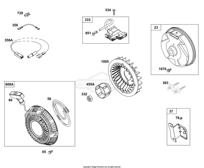 Flywheel, Ignition, and Starter Group