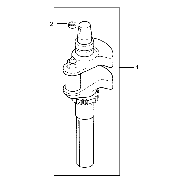 Crankshaft Assembly Kohler CV20S PRO 65593
