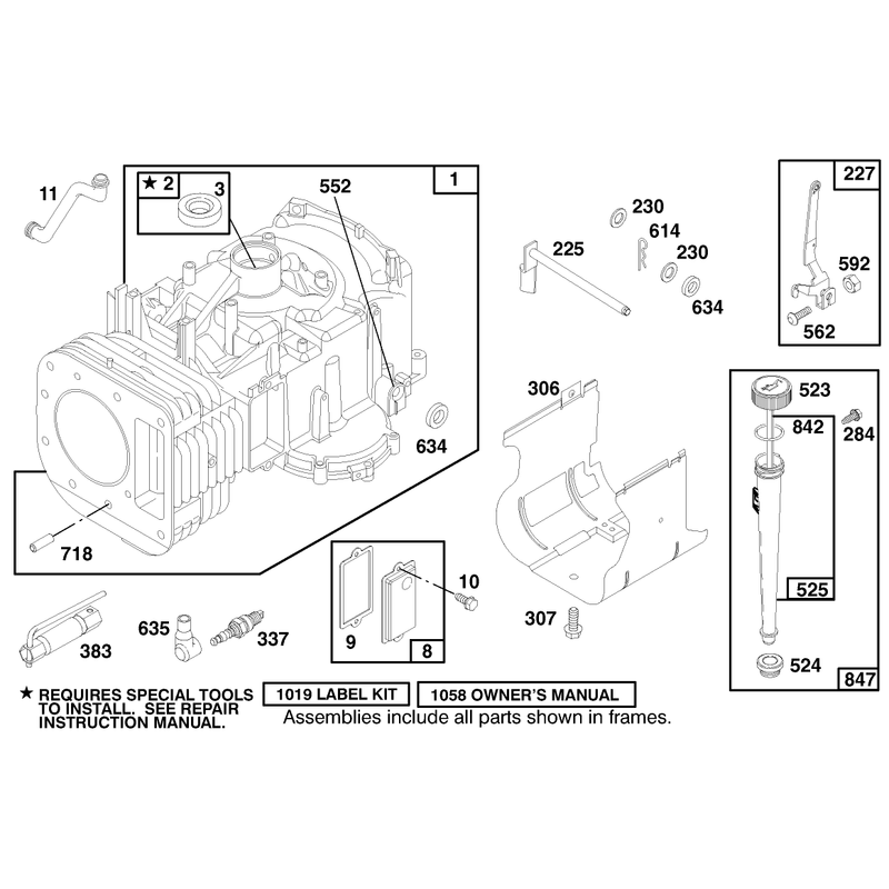 Engine Briggs and Stratton Model 28n707-0131-01