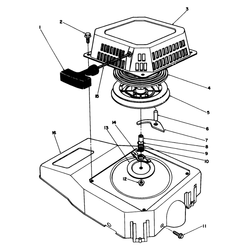 Recoil Assembly Model No Vmf5 and Vmg6