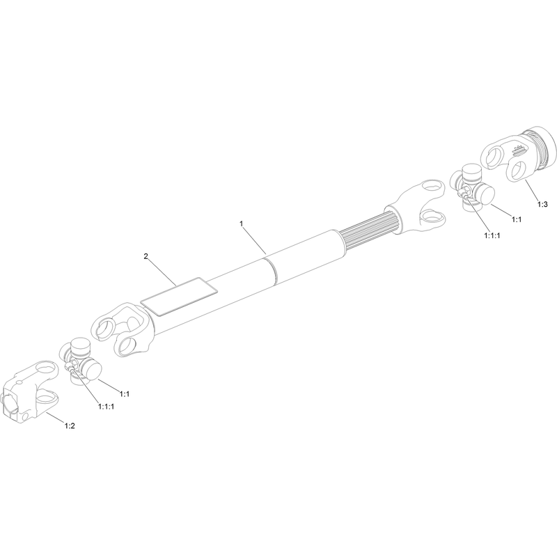 Drive Shaft Assembly No. 103-9485