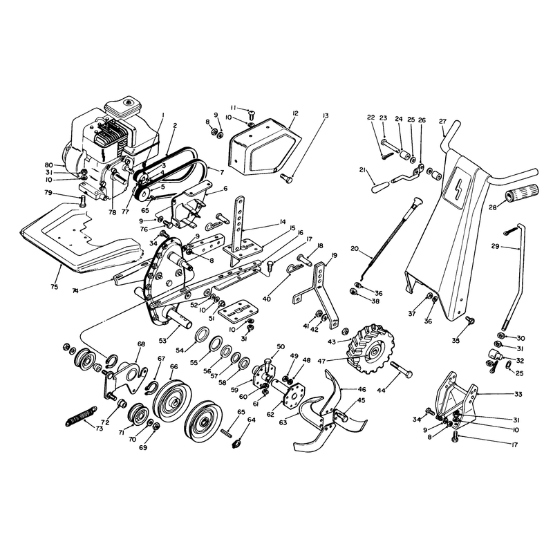 Tiller Assembly