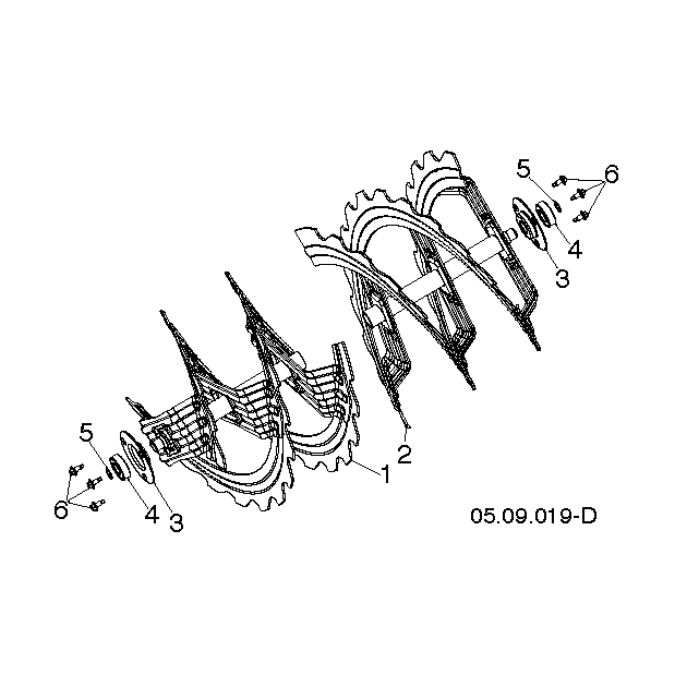 AUGER HOUSING AND IMPELLER