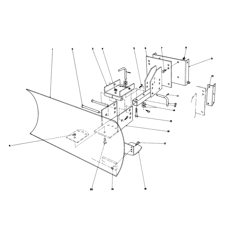 Grader Blade Assembly (model No. 59099)
