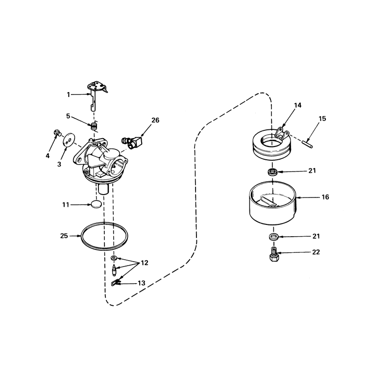 Carburetor No 631784a