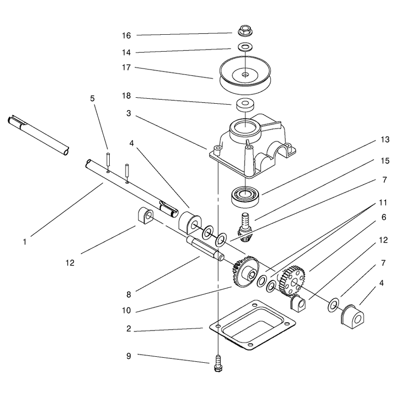 Gear Case Assembly No 99-6466