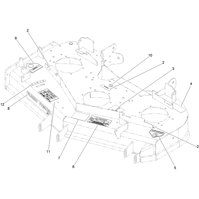 Deck Decal Assembly No. 114-5805