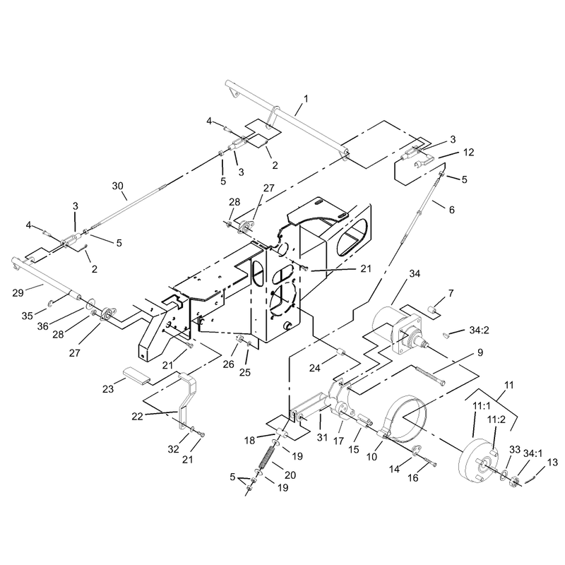 Parking Brake System Assembly