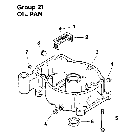 Oil Pan Engine Kohler Model No Mv16s Type Ps56519