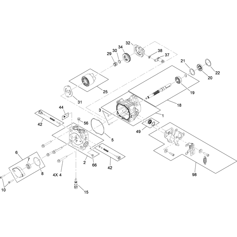 Hydraulic Pump Assembly No. 115-4481