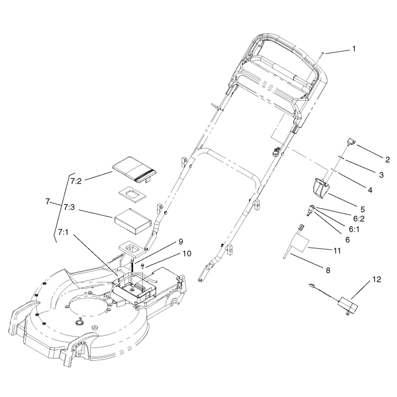 Electric Start System Assembly Only on 20784