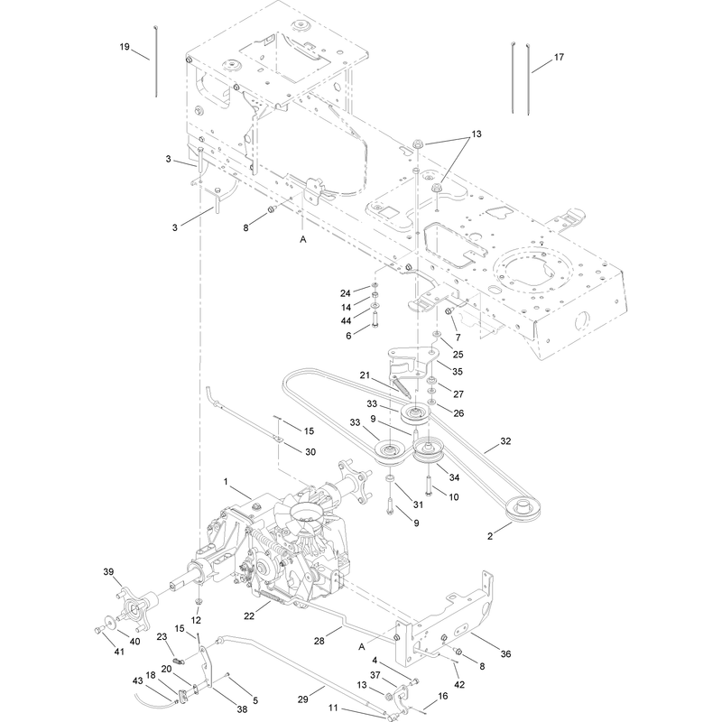 Transmission Belt and Pulley Assembly