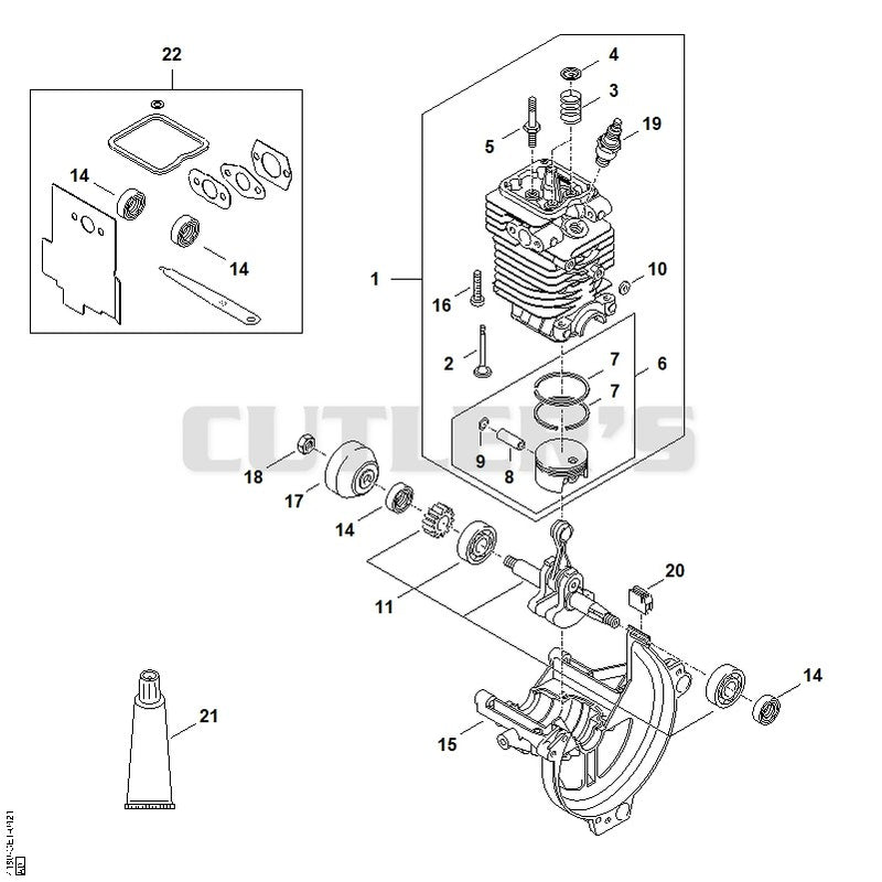 Cylinder, Engine pan
