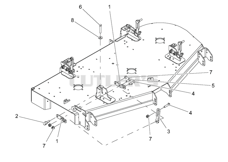 Mounting Arms - 60 Inch