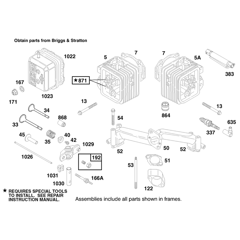 Engine Briggs and Stratton Model 303776-1188-A1