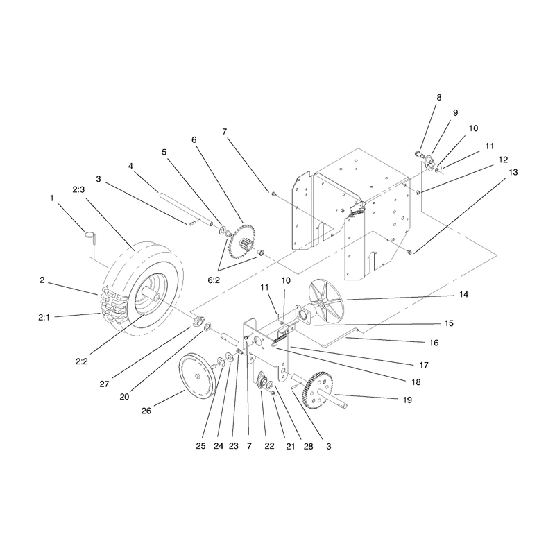 Lower Traction Assembly